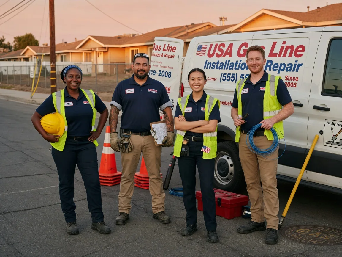 Gas Line Installation company in Newhall, CA